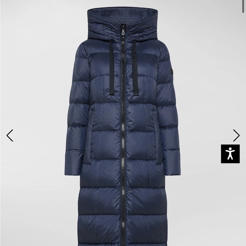 NWT peuterey LONG PADDED DOWN JACKET WITH RECYCLED DOWN